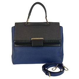 Borsa in pelle Furla Artesia nera Blu