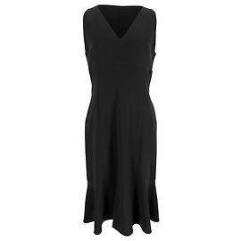 Vestido Midi Max Mara em Poliéster Preto Preto