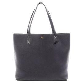 Sac tote Double Sens 45 Hermès Navy Noir
