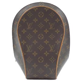 Mochila Monogram Louis Vuitton Marrom Dourado