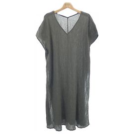 Autre Marque Vestido IENA Verde Caqui