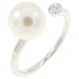 Autre Marque-Star Jewelry Akoya Pearl Au750 Ring-Silvery