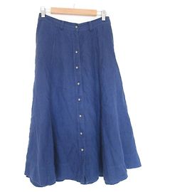 Leinenrock von Polo Ralph Lauren Blau