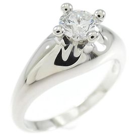 Bulgari Bvlgari Corona PT950 Diamantring Größe 6 Silber