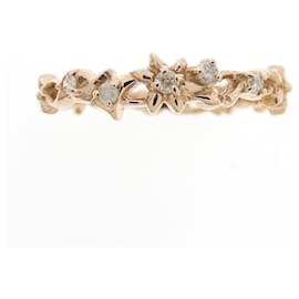 Autre Marque-agete K10 Pink Gold Diamond Ring-Pink