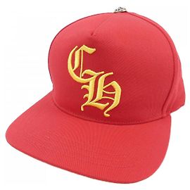 Cappellino Chrome Hearts Rosso Giallo