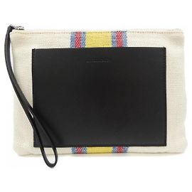 Pochette Jil Sander+ Noir Blanc