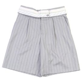 Shorts a vita alta in jacquard Dior Couture Altro Grigio