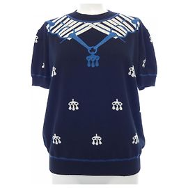 Hermès Hermes Wool Knit Top Black