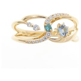 Autre Marque-Star Jewelry Au750 Color Stone Ring-Golden