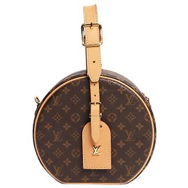 Louis Vuitton Bolso pequeño de sombrero marrón Castaño