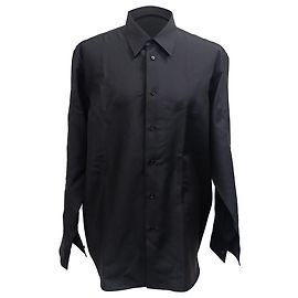 Jil Sander Shirt in Black Wool Black