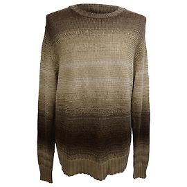 Autre Marque Ralph Lauren Ombre Strickpullover aus braunem Leinen Braun Rot