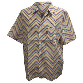 Camisa de estampado zigzag Missoni en algodón multicolor Multicolor