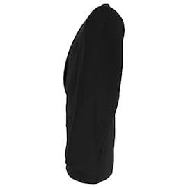 Balenciaga-Blazer de Ombro dos Anos 80 Balenciaga em Poliéster Preto-Preto