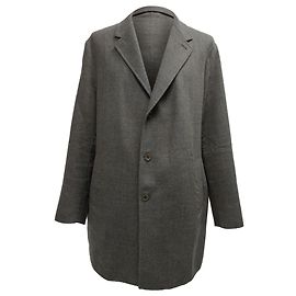 Abrigo Largo Loro Piana en Cachemira Gris Gris