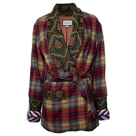 Gucci robe de tweed multicolorido em lã Multicor