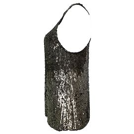 Phillip Lim, sleeveless sequin top Silvery