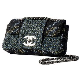 Borsa Tweed Trendy CC Flap - Chanel Multicolore