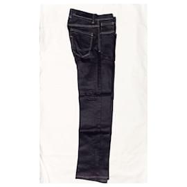Autre Marque-VANNUCCI  Varenavn Black Canvas Jeans-Black