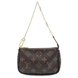 Mini Pochette Accessoires Monogram Marron Louis Vuitton Marron