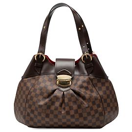 Louis Vuitton Borsa Sistina GM Damier Ebene Marrone Marrone