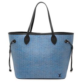 Louis Vuitton Blu Epi Denim Neverfull MM Altro