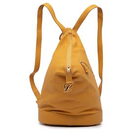 Mochila Anton de cuero amarillo LOEWE Amarillo Mostaza