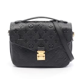 Louis Vuitton-Louis Vuitton Metis MM Monogram Empreinte Noir Pochette-Black