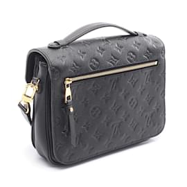 Louis Vuitton-Pochete Louis Vuitton Metis MM Monogram Empreinte Noir-Preto