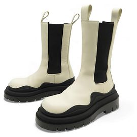 NUEVAS BOTAS BOTTEGA VENETA CHELSEA PULL 37.5 IT 38.5 FR BOTAS Crudo