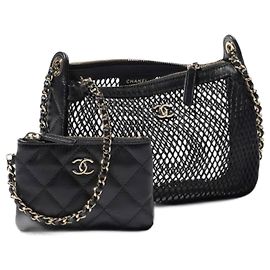 Chanel Clutch on Chain Black Black