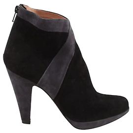 Alaïa Botas de camurça preta Preto