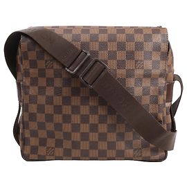 Louis Vuitton Naviglio Damier Ebene Shoulder Bag in Brown N45255 Brown