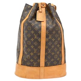 Louis Vuitton Randonnee Backpack Monogram Canvas GM Brown