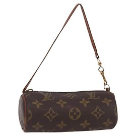 Pochette Papillon Mini in Tela Monogram di Louis Vuitton Marrone