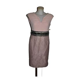 Escada Silk Blend Dress Pink Pink