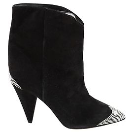 Isabel Marant Boots en daim noir Noir