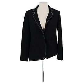 Claudie Pierlot Black Polyester Blazer Black