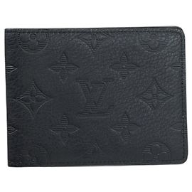 Carteira Bifold Monogram Taurillon Louis Vuitton Preto