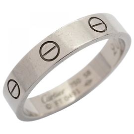Cartier Mini Love Ring in 18K White Gold Other