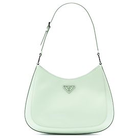Bolsa de Ombro Cleo em Spazzolato Verde da Prada Outro Verde