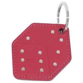 Porte-clés DICE Hermès Rouge Rouge