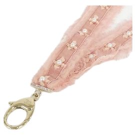 Chanel Neck Strap Pink White