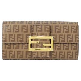 Cartera Larga Fendi 8M0021 YG1 Castaño Beige