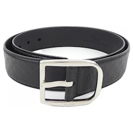 Gucci-Cinto preto padrão Gucci 449716-Preto