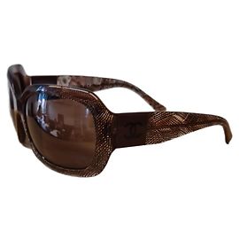Gafas de sol vintage Chanel Bronce