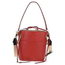 Chloé Borsa a secchiello in pelle Chloe Roy piccola Rosso