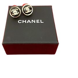 Orecchini Chanel Coco Mark D'oro Metallico