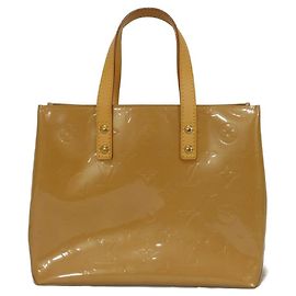 Reade PM Monogram Vernis Tote Bag von Louis Vuitton Braun Beige